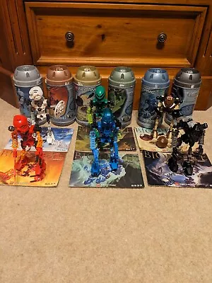 Lego 8531 8532 8533 8534 8535 8536 TOA MATA BIONICLE 100% Complete W/ Manuals  • $440