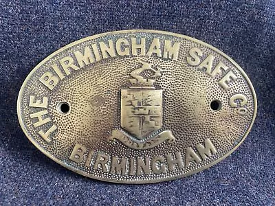 £18 • Buy Safe Plaque Safe Plate The Birmingham Safe Co