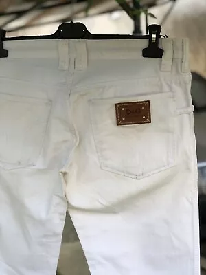 Dolce Gabbana White Mens Jeans Size W35 • $85