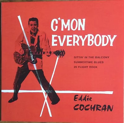 Eddie Cochran - 10” Ep - Mono  / Stereo - Ikon 02- Coloured Vinyl • £12.99