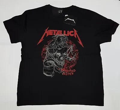 Metallica 100% Official T-shirt Damaged Justice • £14.99