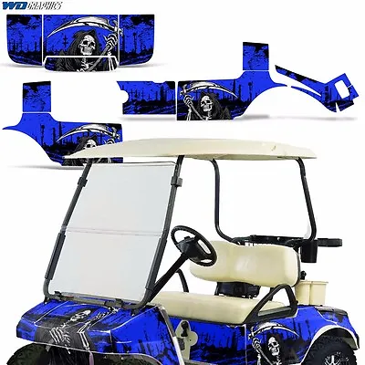 $199.95 • Buy Club Car Graphic Kit Golf Cart Decal Sticker Wrap Accessories Parts 83-14 REAP U