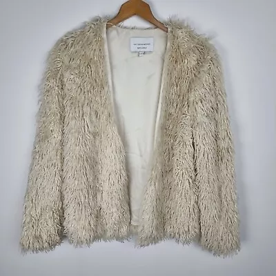 Viktoria & Woods Jacket Faux Fur Fluffy Size 1 • $99.99