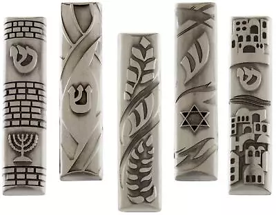 Pewter Car Mezuzah Case With Psalm 91 Verse 5.5cm Jewish • £8.05