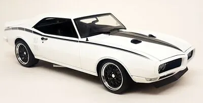 Acme 1/18 Pontiac 1968 Firebird Street Fighter White Diecast Model Car • £169.99