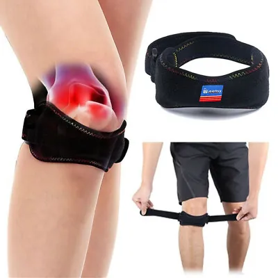 Patella Knee Support Brace Strap Magnetic Neoprene Arthritis Pain Relief Running • £3.99