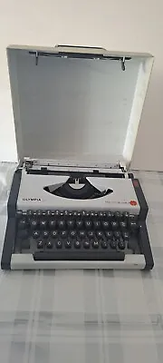 Vintage Typewriter Olympia Traveller Deluxe Portable Typewriter • £30