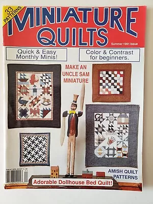 Miniature Quilts Magazine Summer 1991  • $3.50