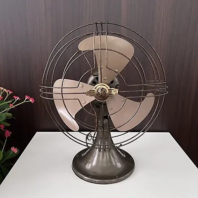 Vintage GE General Electric Vortalex ~ 16  ~ 3 Speed Fan FM10V21 - Tested Clean • $239.99