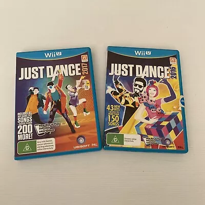 Just Dance 2016 + 2017 (Nintendo Wii U) PAL Manual. - Aus Postage Tracked • $33.90