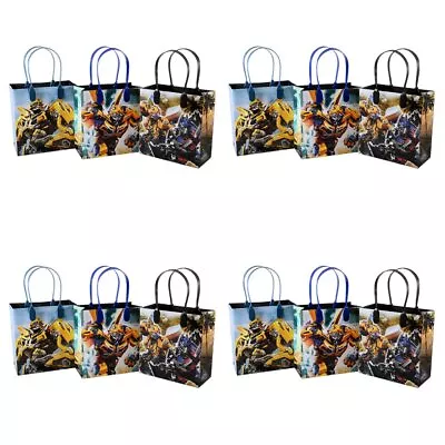 12 Pcs Transformers Bumble Bee Party Favor Supplies Goodie Gift Loot Bag Small • $17.98