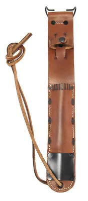 Hand Aged US M6 Leather Sheath For M3 Fighting Knife Premium Drum Dyed Leather • $24.99