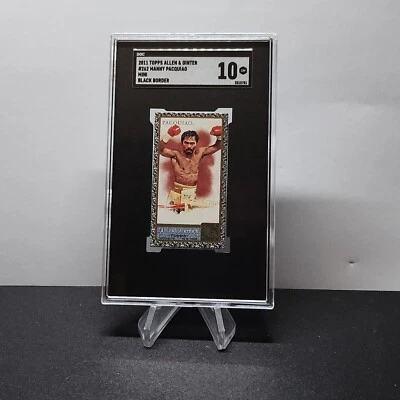 $134 • Buy MANNY PACQUIAO 2011 Topps Allen And Ginter MINI BLACK #262 Boxer WBC/WBO SGC 10