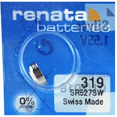 1 X Renata 319 D319 SR64 V319 SR527SW 280-60 Watch Battery • £2.19