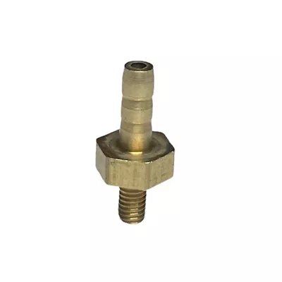 Metric M3-0.5 Male To 3mm Brass Hose Barb Adapter Oil Gas Fuel Water Fitting • $6.79