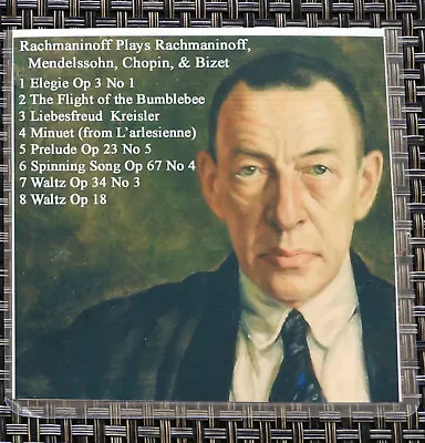 Rachmaninoff Plays Rachmaninoff Piano Solos For MIDI Based  Player Pianos • $19.95