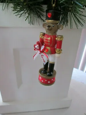 5   Valentines Day Bear Nutcracker Soldier With Heart  New  • $9.99