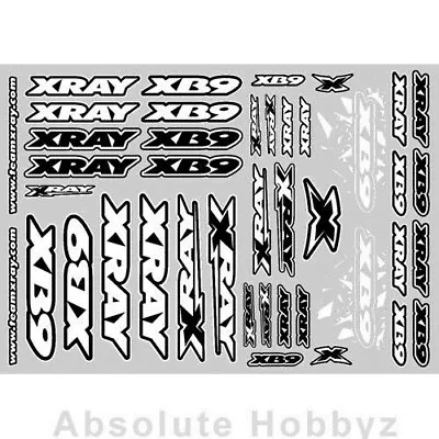 $6.65 • Buy Xray XB9 Sticker For Body - White  - XRA397358