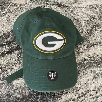 NWT Green Bay Packers Green '47 Brand Adjustable Strapback Hat Cap New With Tags • $15