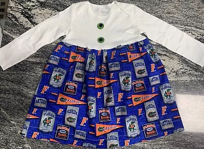 University Of Florida UF Gators Toddler Girl’s Dress 24 Months Blue Orange New • $6