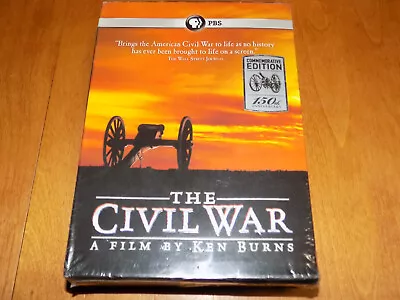 $29.98 • Buy THE CIVIL WAR PBS History 150th Anniversary Edition Ken Burns 6-DISC DVD SET NEW