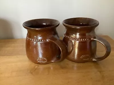 2 Bendigo Pottery  Coffee Mugs - Brown • $12