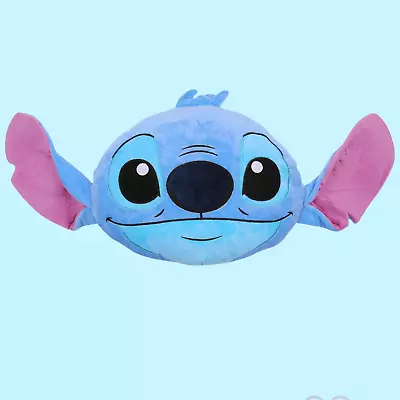 Disney Stitch Plush Pillow Lilo & Stitch Stuffed Character Face Sleeping Pillow • $29.90