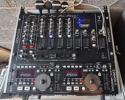 REDUCED AGAIN Citronic CDM 10:4 4-Channel 19  DJ Mixer With USB Input BARGAIN! • £130