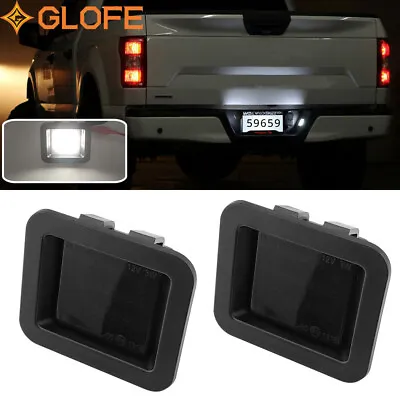 LED Smoke Lens License Plate Rear Bumper Tag Lights 15-21 Ford F-150 F150 Pickup • $13.93