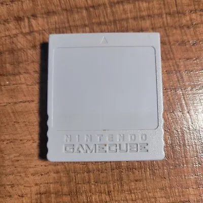 Nintendo GameCube Memory Card Grey Official OEM Nintendo DOL-008 - Tested • $14.99