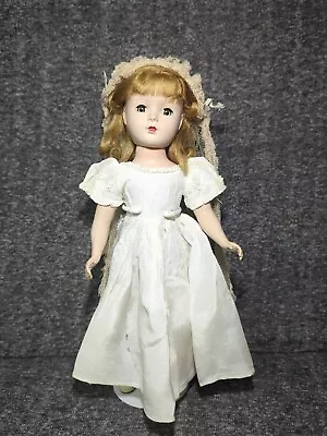 Vintage Madame Alexander WENDY BRIDE Doll 1950’s 14” • $65