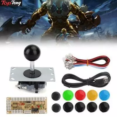 Arcade Game DIY Kits No Delay Buttons+Joystick+USB Encoder Fit For MAME PC • $24.61