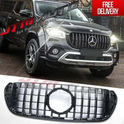 Gloss Black GT AMG Style Grill Grille To Suit Mercedes X-Class X Class 470 • $359.10