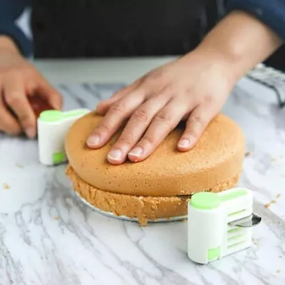 £3.41 • Buy 5 Layers Kitchen Cake Bread Cutter Leveler Slicer Cutting Fixator DIY Tools