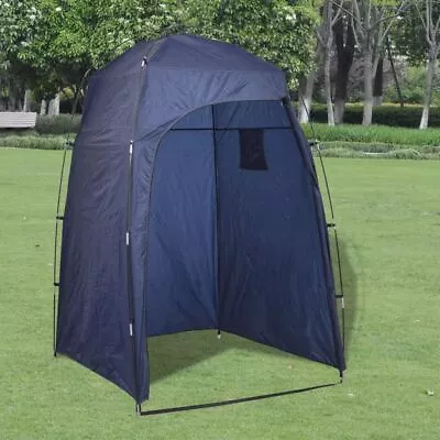 Outdoor Shower Tent Portable Camping Beach WC Changing Room Privacy Shelter Blue • $65.95