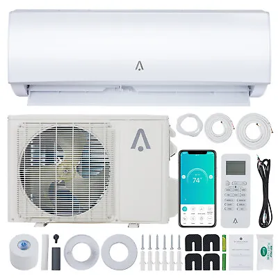 9000 BTU Ductless Mini Split Air Conditioner And Heat Pump 19 SEER 110 VOLT • $498.99