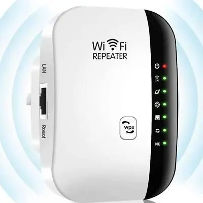 WiFi Signal Extender Range Repeater Booster Internet Amplifier 300Mbps UK Plug • £9.99