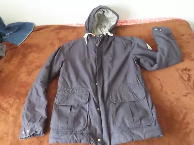 Norse Projects Mens Navy Nunk Cotton Millerain Long Sleeve Hooded Jacket Medium • $125