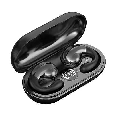 Bone Conduction Clip-on Ear-Hook Bluetooth Wireless Earphones Headset For Phone • $12.79