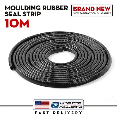 33FT U Channel Edge TrimRubber U Weather StrippingBlack Edge TrimCrashproof • $15.99