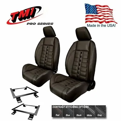 TMI Pro Series Sport XR Lowback Bucket Seats For 1999 - 2004 Mustang Made In US • $3392.18