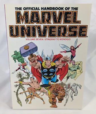 The Official Handbook Of The Marvel Universe Vol 7 TP (Marvel 1987) - Vintage • $9.99
