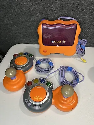 $25 • Buy V Tech V.Smile Tv Learning System Game Console W/ 2 Controllers *READ READ*