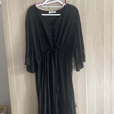 St Frock Black Maxi Dress Size 14 • $30