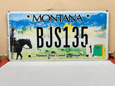 Montana Weed Control Association License Plate • $6