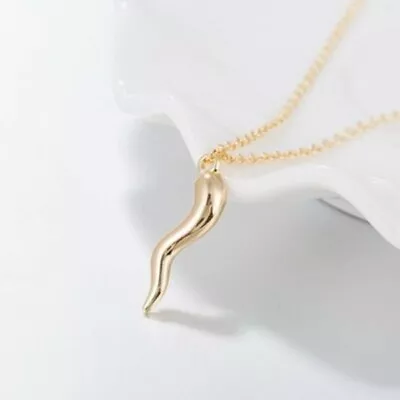 £7.99 • Buy Horn Of Plenty Life Necklace Pendant 18  Chain Gold