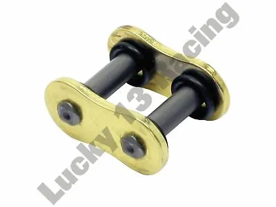 Triple S Chain 520 Gold O Ring Hollow Rivet Link Connection Motorcycle Steel Oro • £7.75