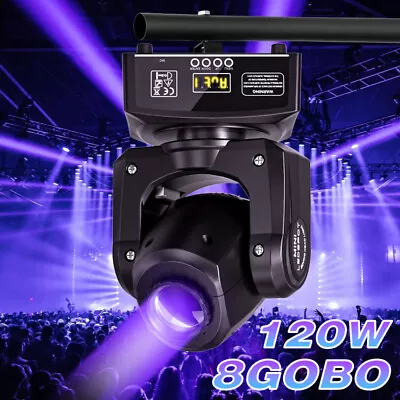 120W LED Moving Head Light RGBW Gobo Beam Stage DMX Spot Lighting DJ Disco Club • $69.91