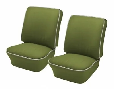 1954 - 1955 Volkswagen VW Bug OEM Classic Seat Upholstery Front Only Pea Green • $494.45