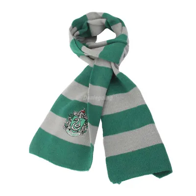 Harry Potter Vouge Slytherin House Cosplay Knit Costume Scarf Wrap • $7.99